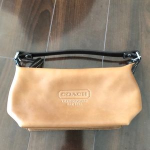 Tan Coach shoulder bag